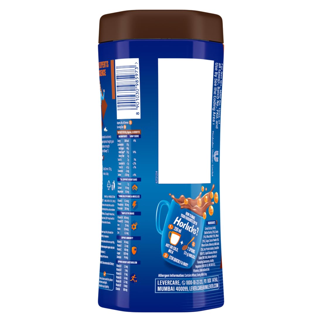 Horlicks Chocolate Nutrition Drink Jar 500 g