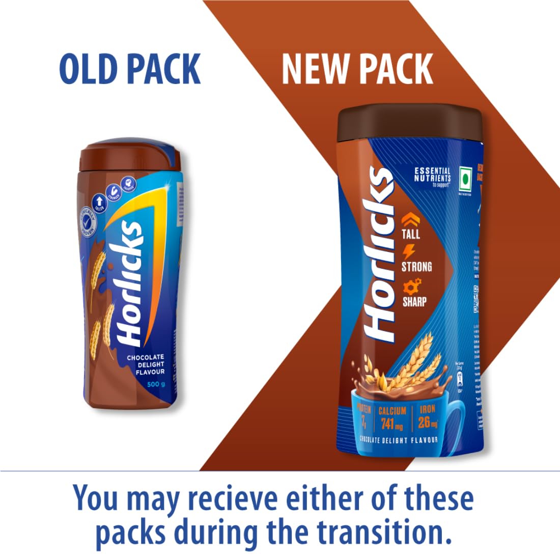 Horlicks Chocolate Nutrition Drink Jar 500 g