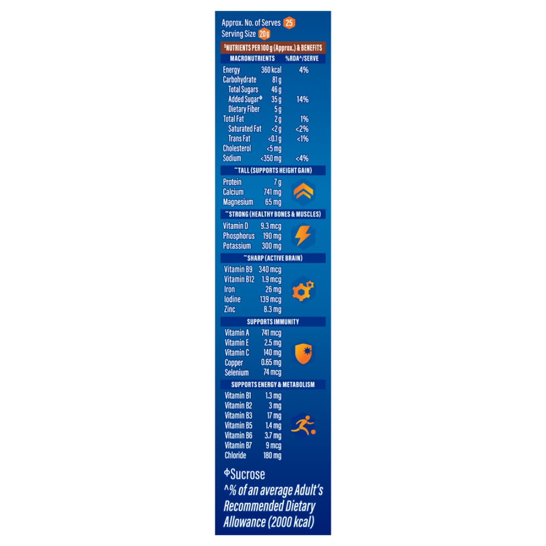 Horlicks Chocolate Nutrition Drink Jar 500 g