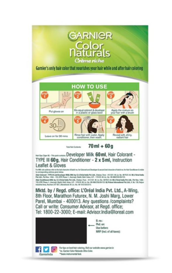 Garnier Color Naturals Shade 4 Brown