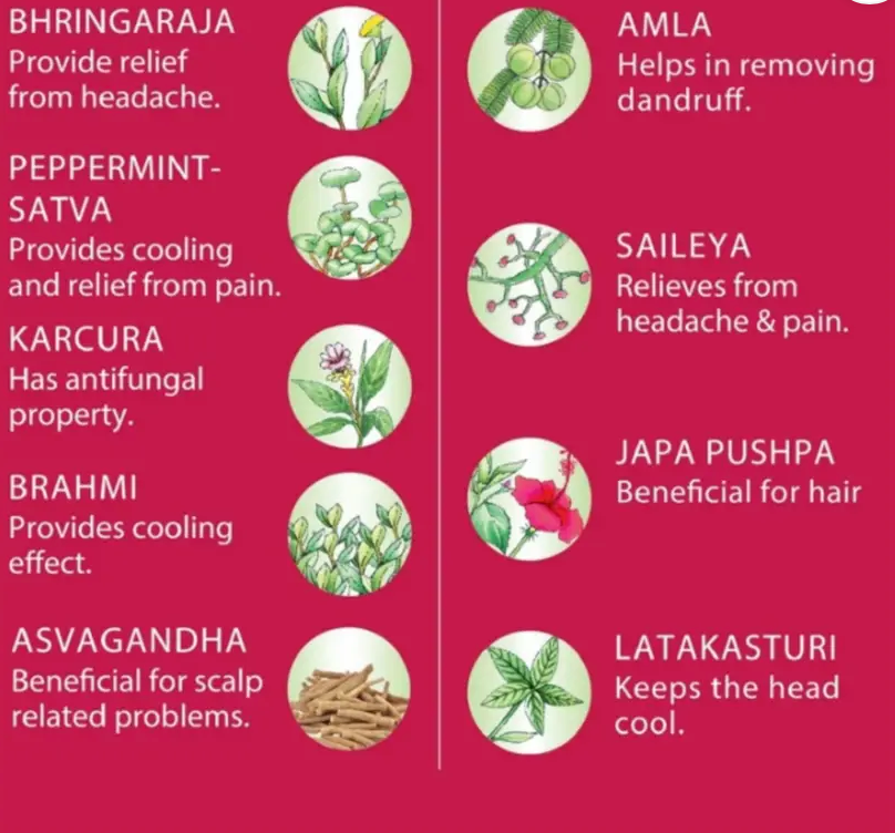 Navratna Ayurvedic oil cool hair oil 180ml Hair Oil (180 ml)