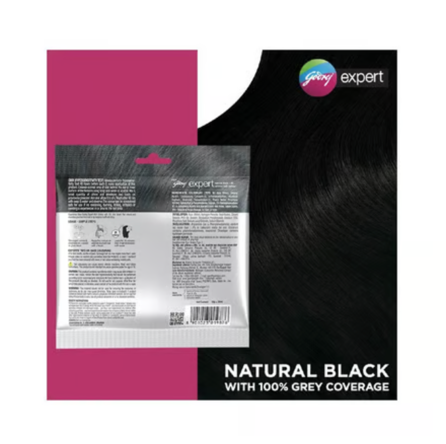 Godrej Expert Hair Colour for Women & Men (Dark Brown) Pack of 4
