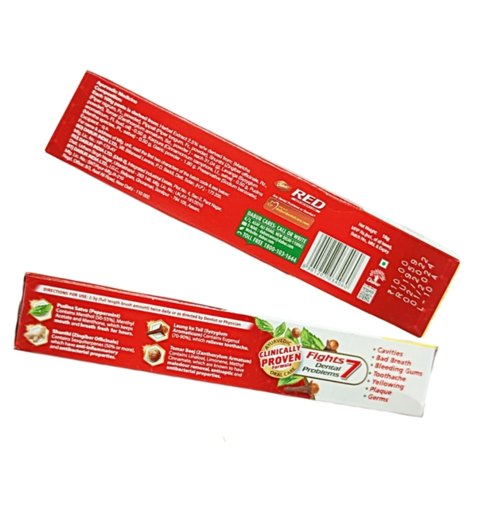 Dabur Red Tooth Paste 13N × 18g