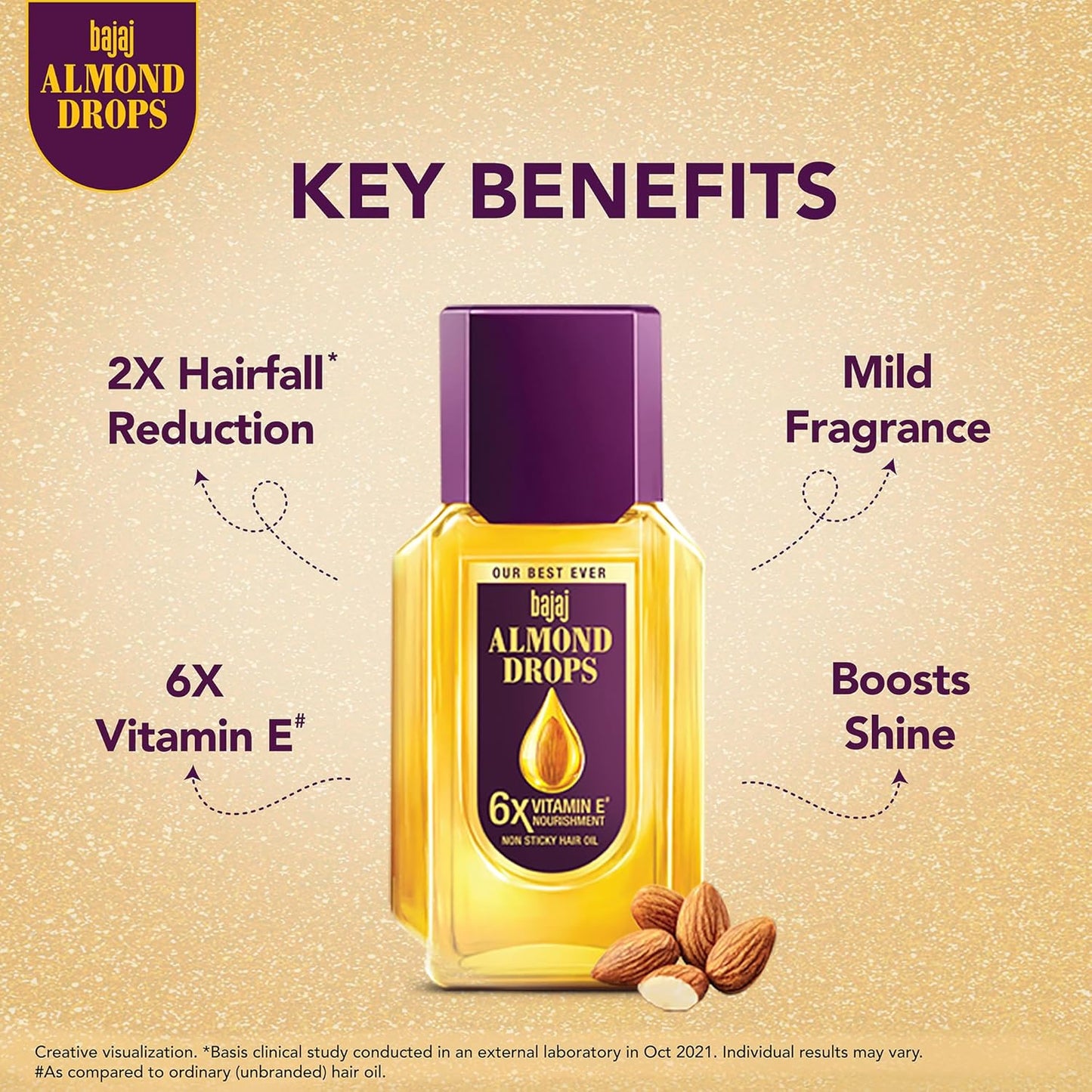 Bajaj Almond Drops Hair Oil 45 Ml