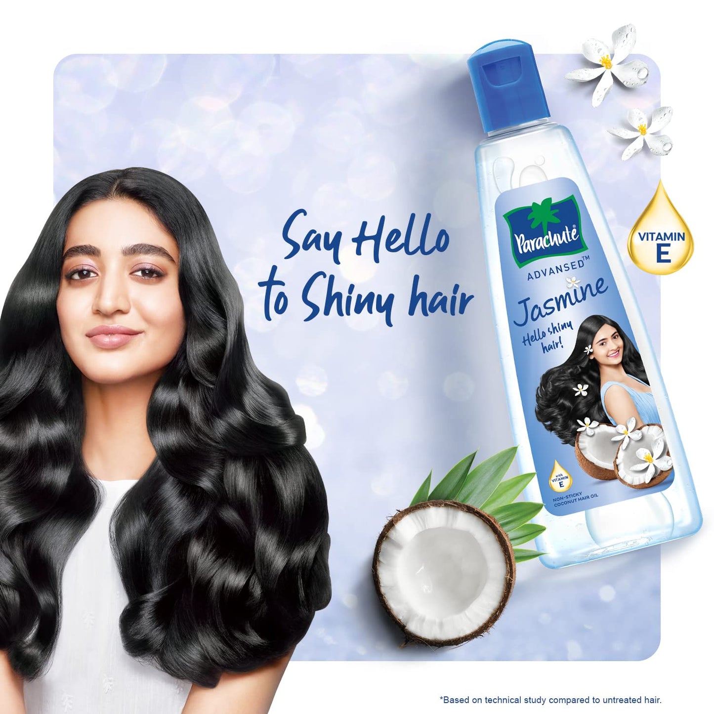 Parachute Advansed Jasmine Coconut Non-Sticky Hair Oil 90 ml