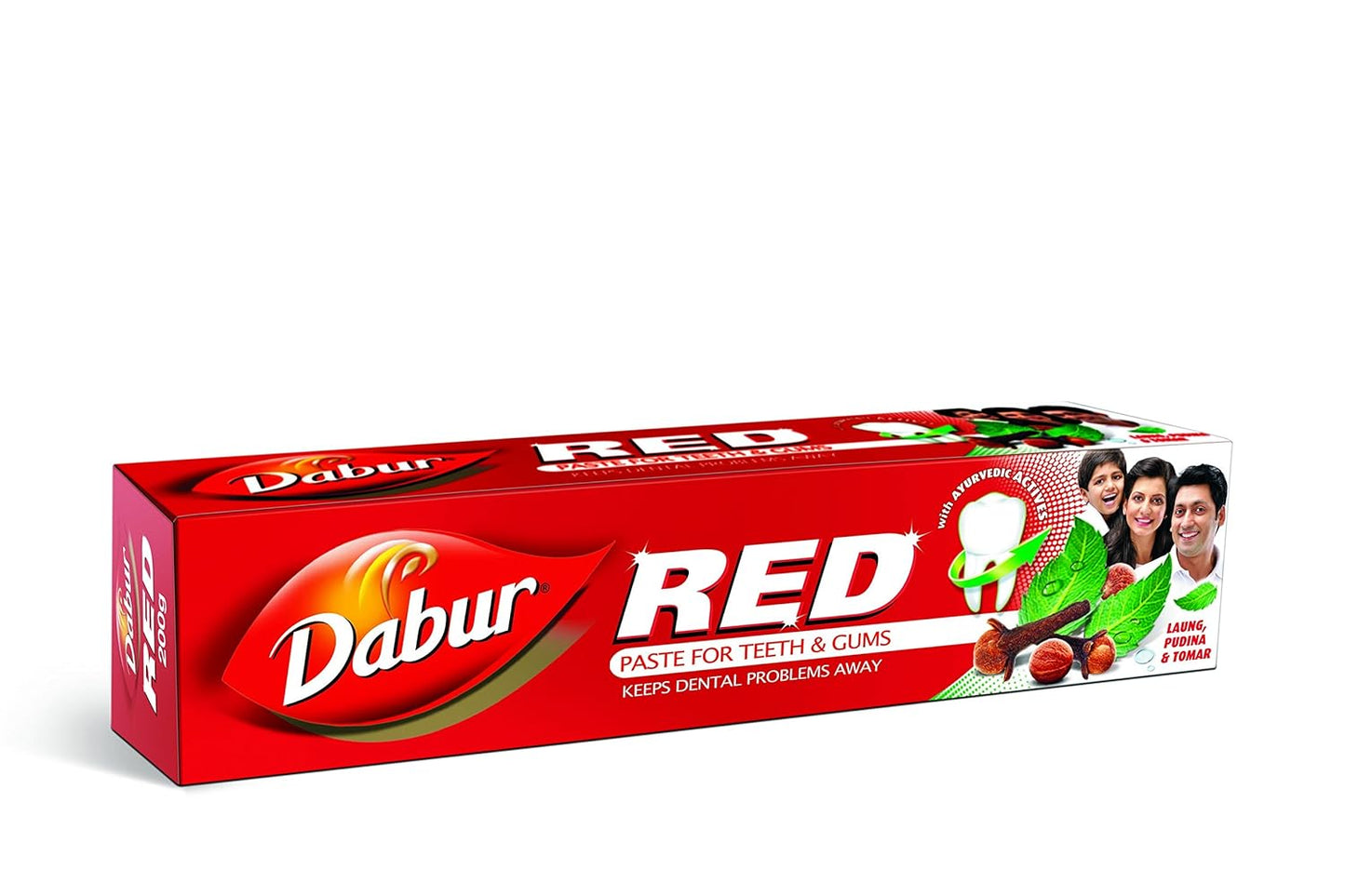 Dabur Red Toothpaste - 50g | World's No.1 Ayurvedic Paste | Fluoride Free| Helps in Bad Breath Treatment, Cavity Protection, Plaque Removal | For Whole Mouth Health Pack of 10