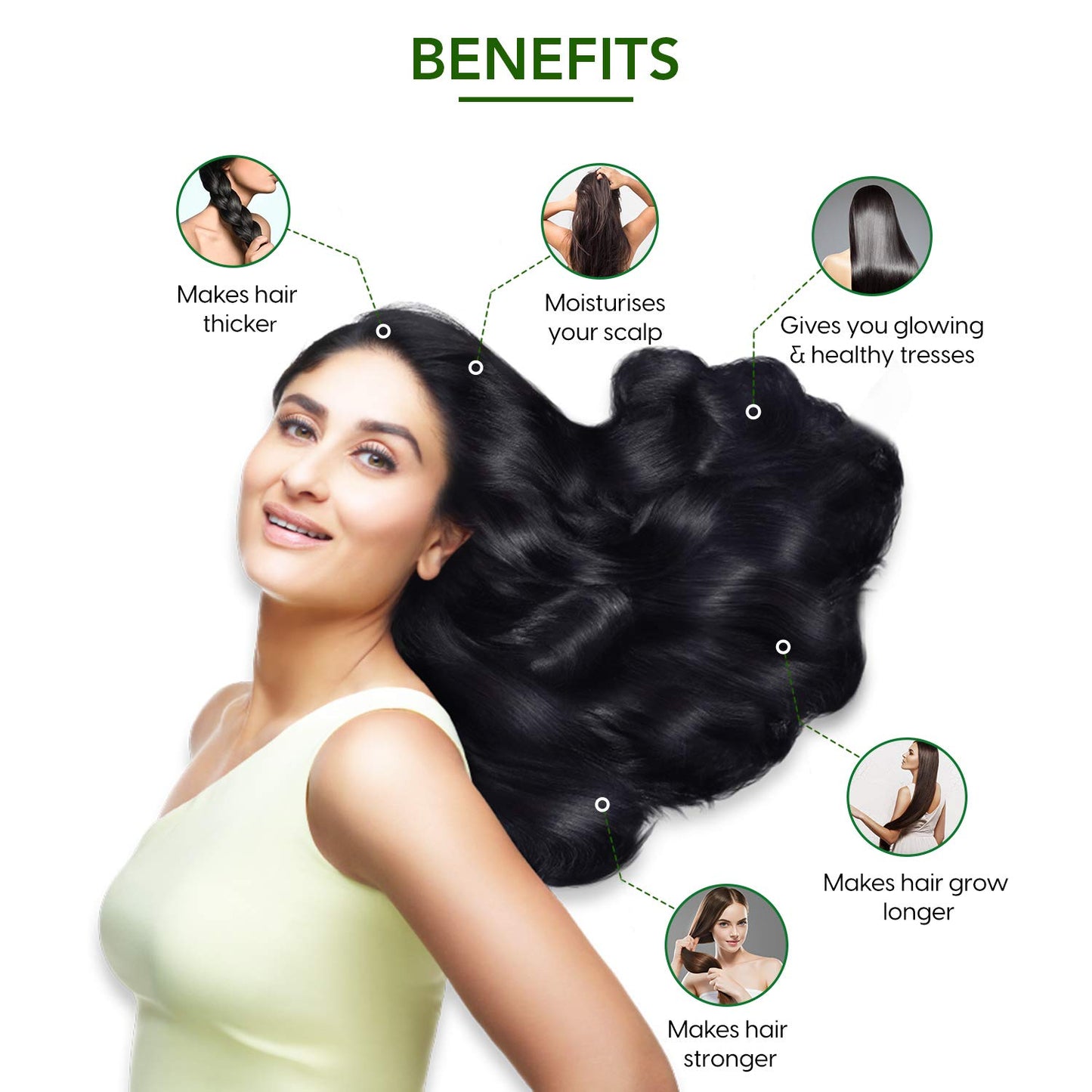 Dabur Amla Hair Oil - for Strong , Long and Thick Hair - 90ml Pack of 5