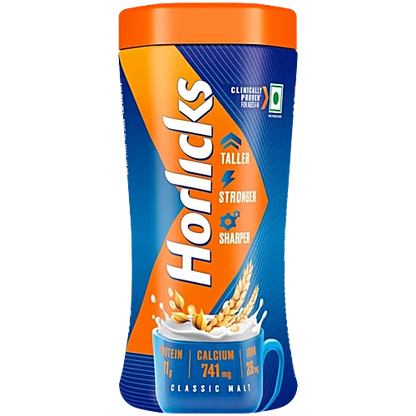 Horlicks Nutrition Drink Plain 500 g Jar