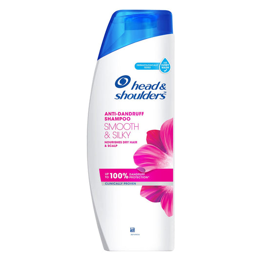Head & Shoulders , Anti Dandruff Shampoo, Smooth & Silky, 180 ML, White