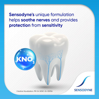 Sensodyne Toothpaste: Fresh Gel Sensitivity Relief Toothpaste for everyday cool freshness,Dentist Recommended Brand, 75gm Pack of 2